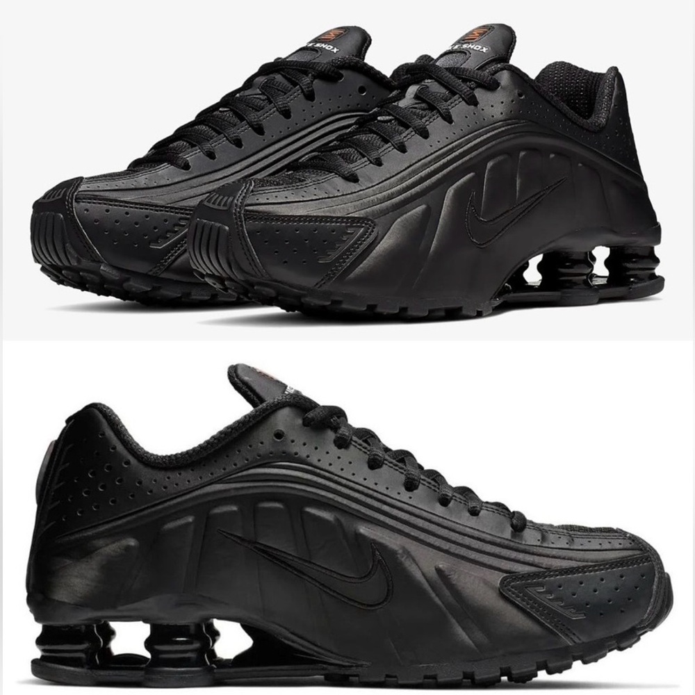 Nike Shox R4 🔥 Black Lifestyle Sneakers AR3565 004 Women’s Size 7 7.5 8 NEW